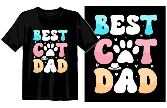 Best Cat Dad T-Shirt Graphics for Modern Branding