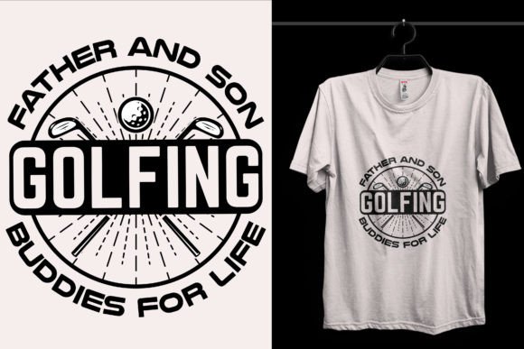 Father and Son Father Day T-Shirt Design Graphics