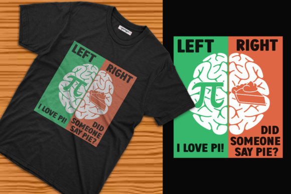 Fun Pi Day Graphic for T-Shirt Designs
