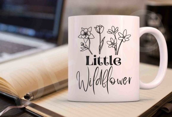 Girly Svg, Botanical Flowers Leaves Svg
