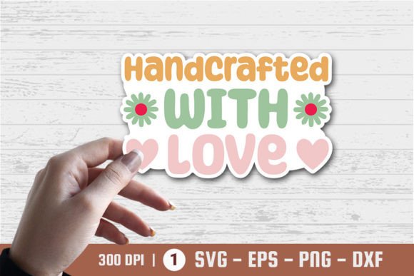 Handcrafted with Love - Small Business Graphics