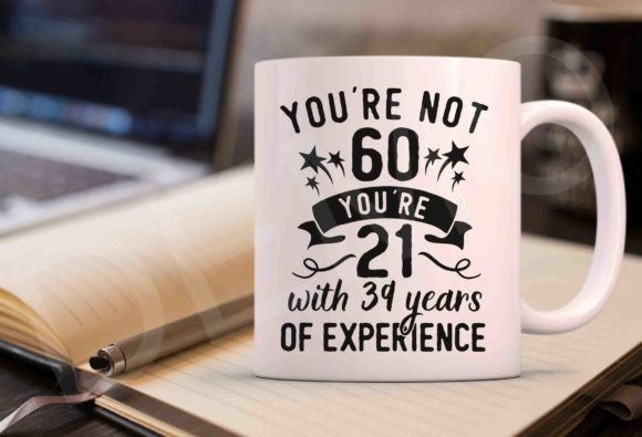 Humorous 60 Years Old Svg for Real Projects