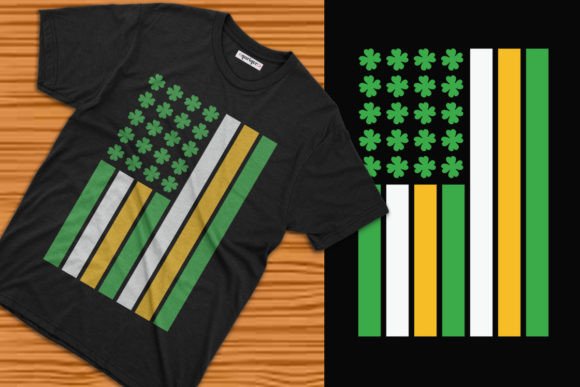 St. Patrick s Day Irish Flag Tee Design